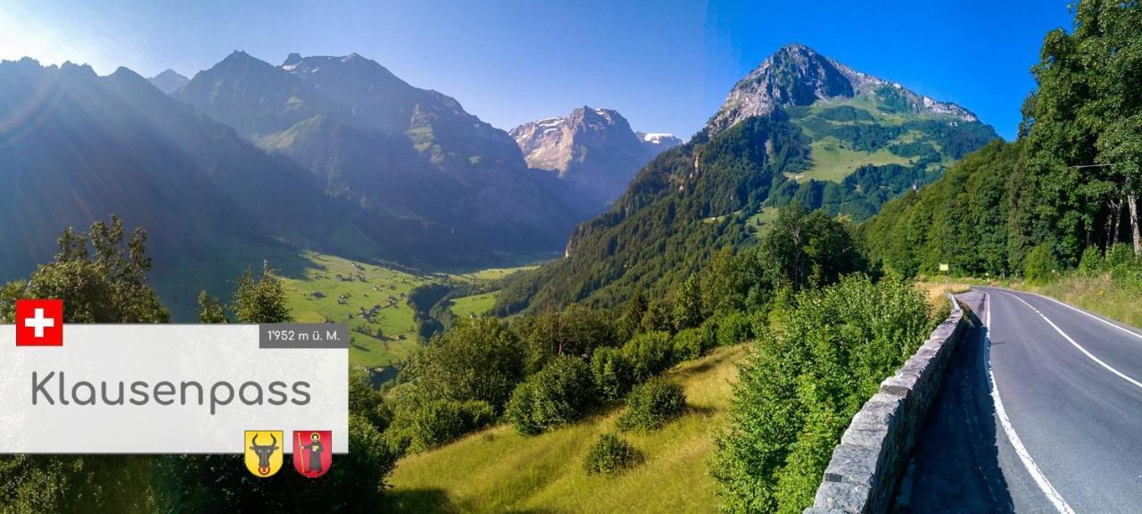 Diese Einfache Unterkunft- Bergheimat Ist Nur Fuer Backpacker- Rucksacktouristen Und Radfahrer - Huettenfeeling Im Backpackerhoues- Ganz Einfach - Ganz Unkompliziert - Ganz Relaxd Villa Linthal Kültér fotó